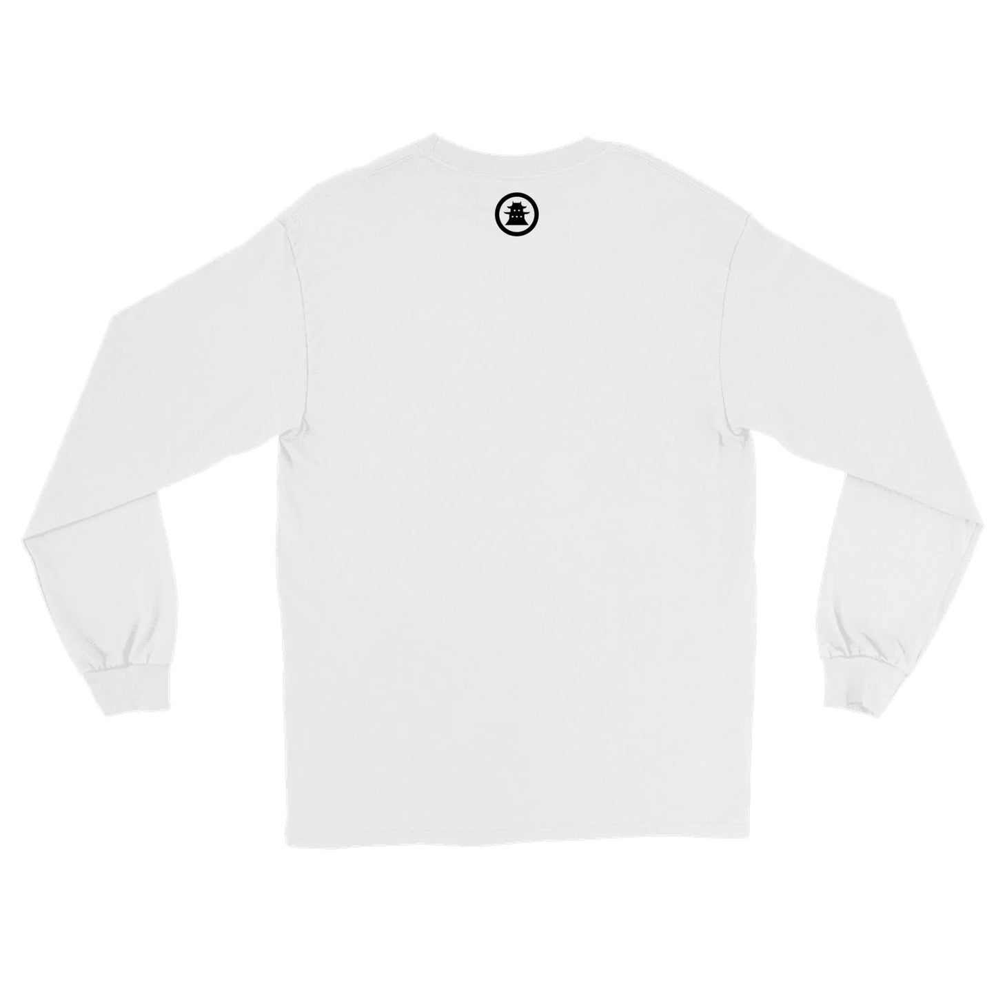 城ピクトグラム 左袖名入れ 長袖Tシャツ